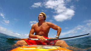 man on surfboard