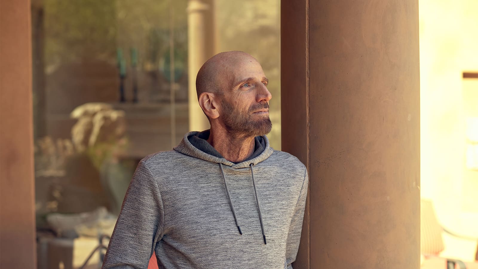 man in hoodie