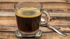 caffeinated cup of coffee