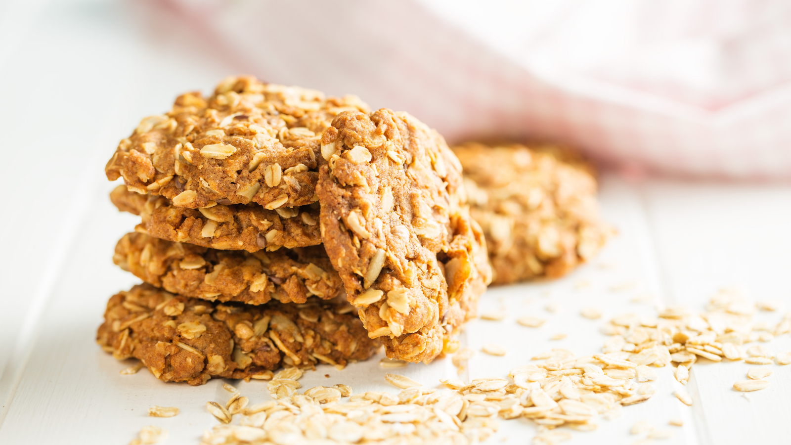 Freshly baked delicious protein cookies