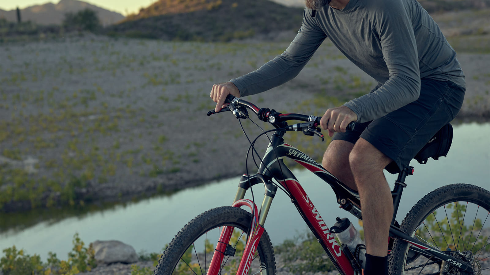 mdrive customer riding a bike