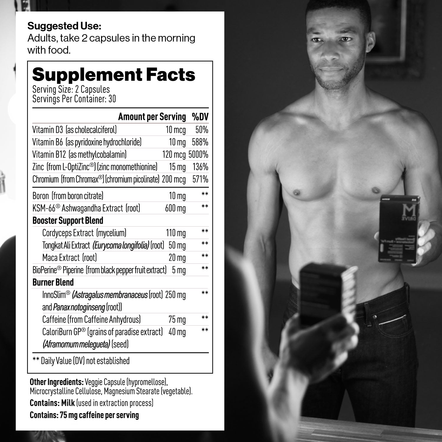M Drive Boost and Burn – Thermogenic Fat Burner, Metabolism Booster for ...