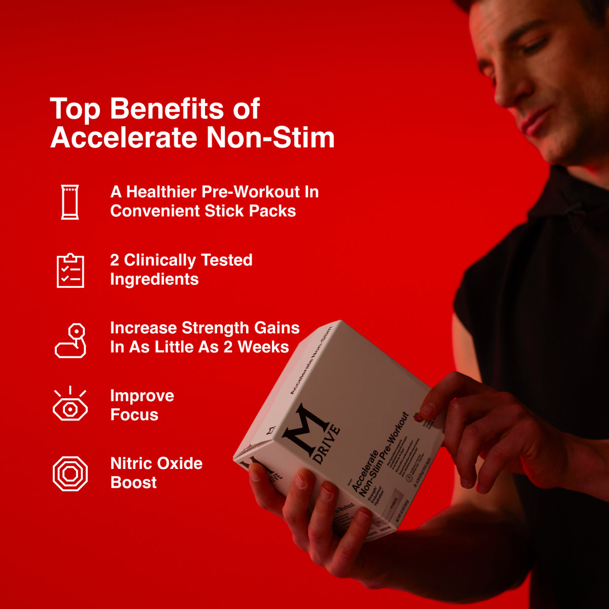 M Drive Accelerate - Pre Workout Power for Men with Beetroot and ...