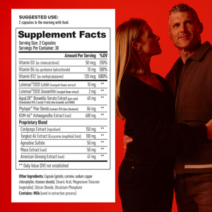 M Drive Daily Classic Supplement Facts
