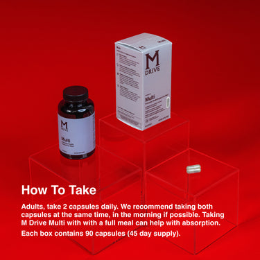 M Drive Multi - Daily Multi Vitamin Health Supplement for Men – Mdrive