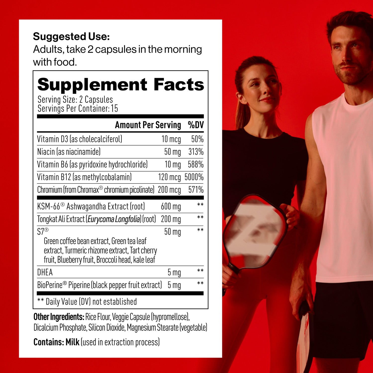 M Drive Prime - Testosterone Booster, DHEA Supplement, Increase Energy ...