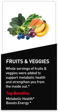 Mdrive ingredient Fruits and Veggies