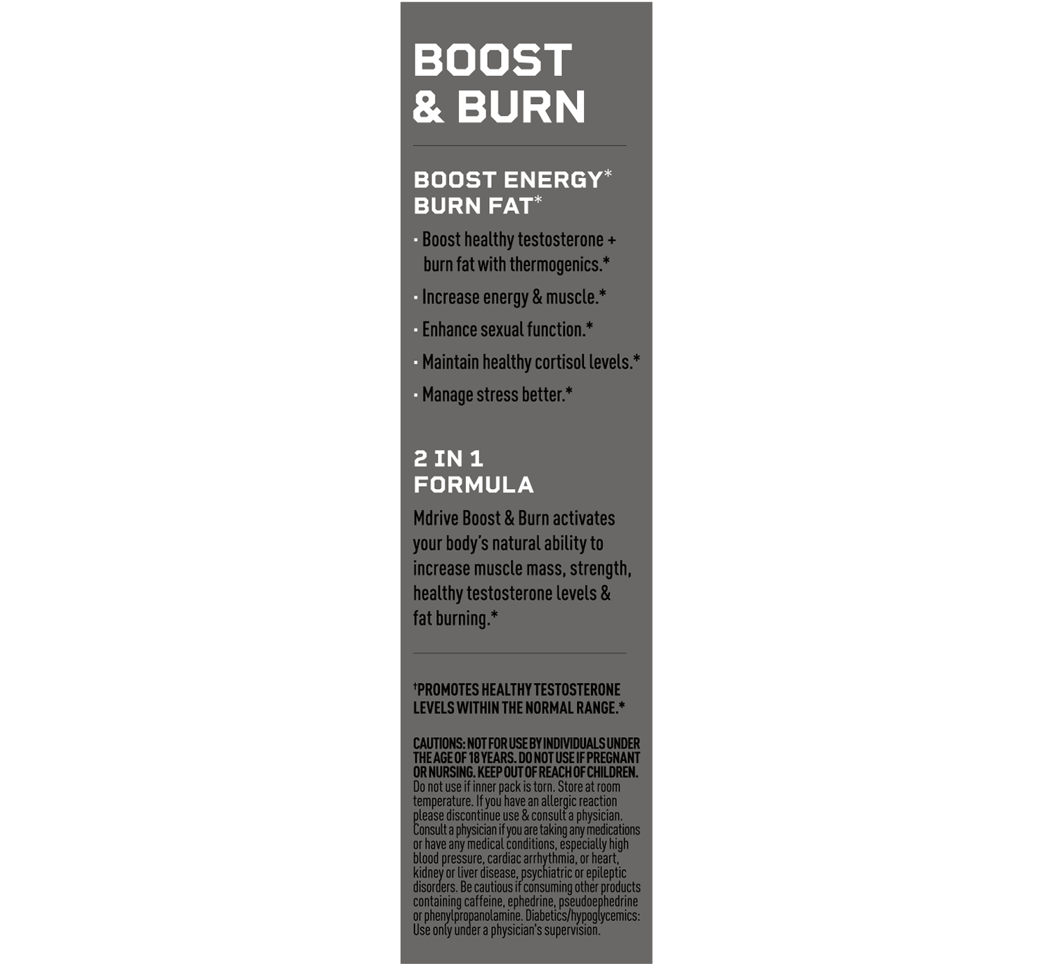 Mdrive Boost and Burn Trial Benefits