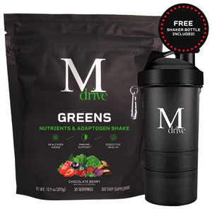 Mdrive Greens with free shaker bottle